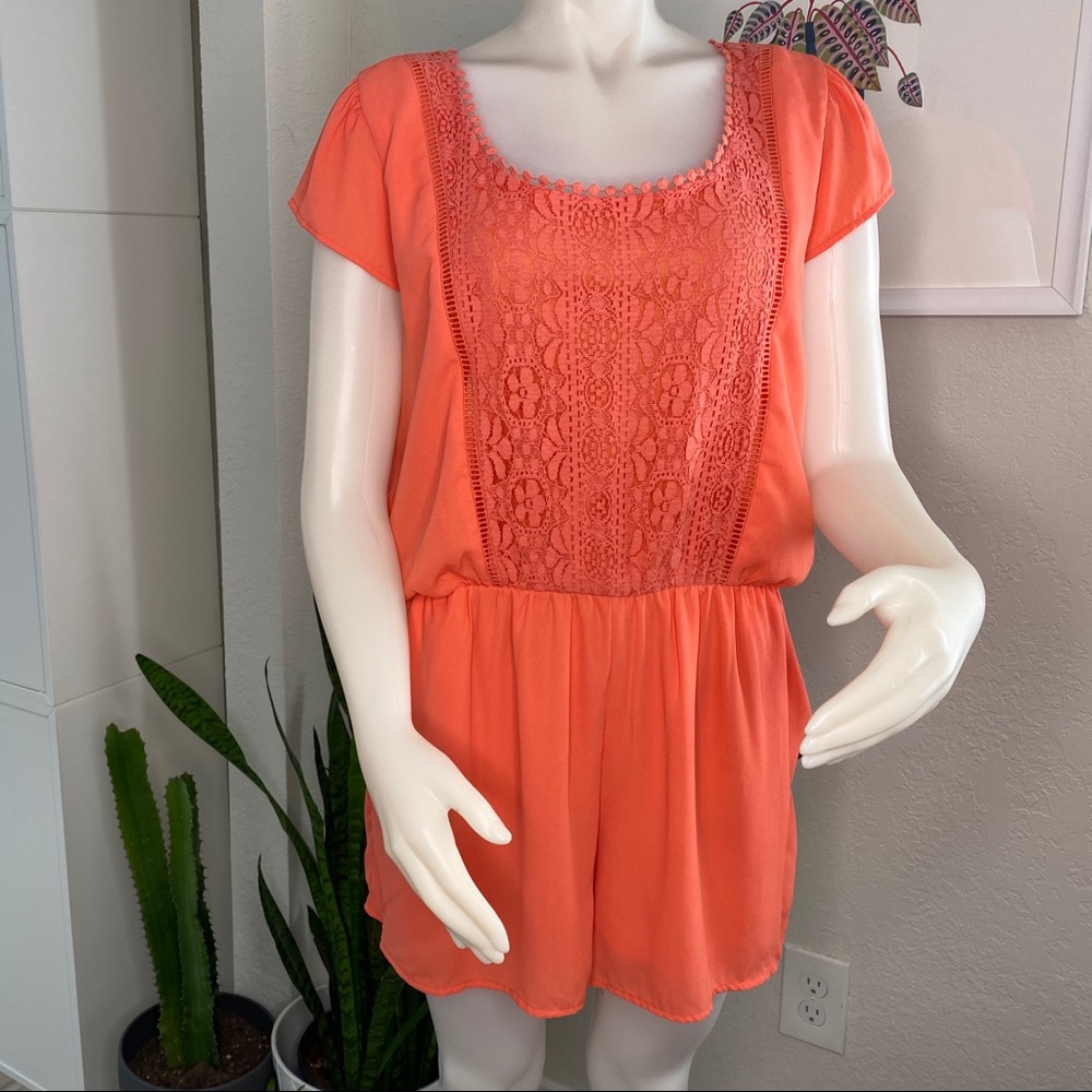 Xhilaration Romper with Short Sleeves